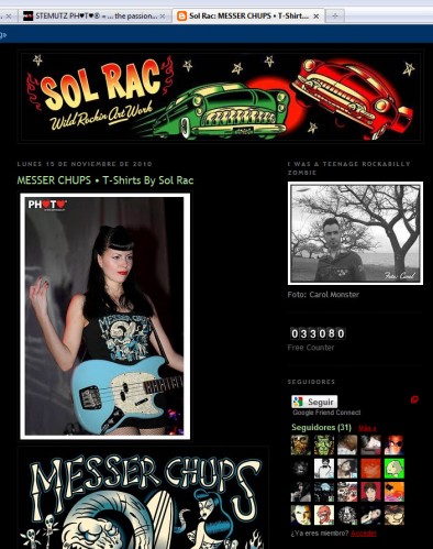 stemutz Picture of Zombierella (Messer Chups) used by Sol Rac T-Shirts