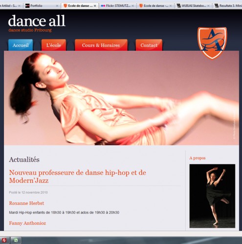 Dance pictures used in dynamic header of www.danceall.ch ... by stemutz