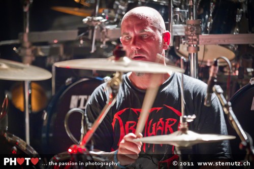 Mike Hamilton of Deeds of Flesh with Exhumed (US) @ Ebullition, Bulle, Switzerland, 21.06.2011