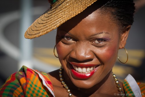 Antigua & Barbuda smiling ... Parade de tous les groupes @ RFI 2011, Fribourg, 16.08.2011