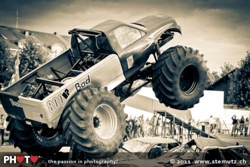 Bigfoot Monster Trucks  ... Fun & Action Stuntshow @ Payerne, Switzerland, 24.07.2011 