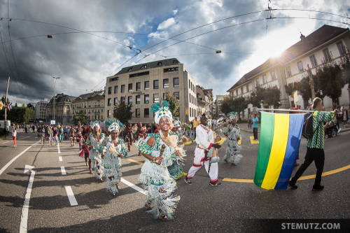 Gabon brings the Sun ... RFI 2014 Opening Parade, Fribourg, 19.08.2014