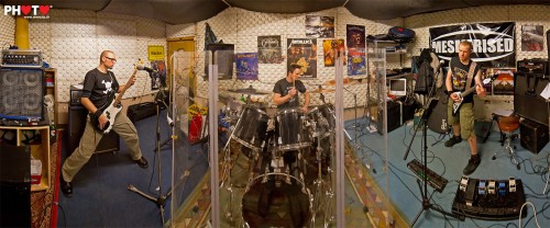 360° Panorama of the Swiss metal band Mesmerised during rehearsal !