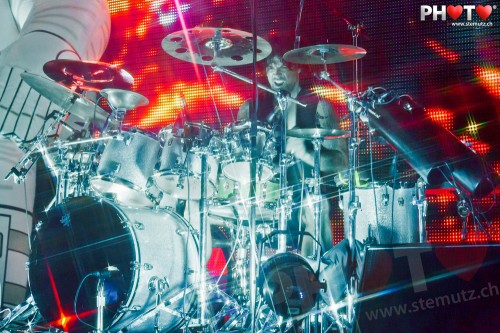 Drummer Jay Lane ... Primus (US) @ Fri-Son, Fribourg, Switzerland, 26.03.2012