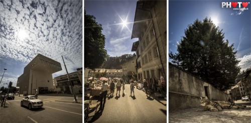 l'Équilibre / le marché aux puces / la samaritaine ... Fribourg en été, 04.08.2012