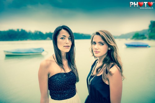 Photo Shoot at the lake:  Fanny and Graziela, The Armonist, 24.08.2012