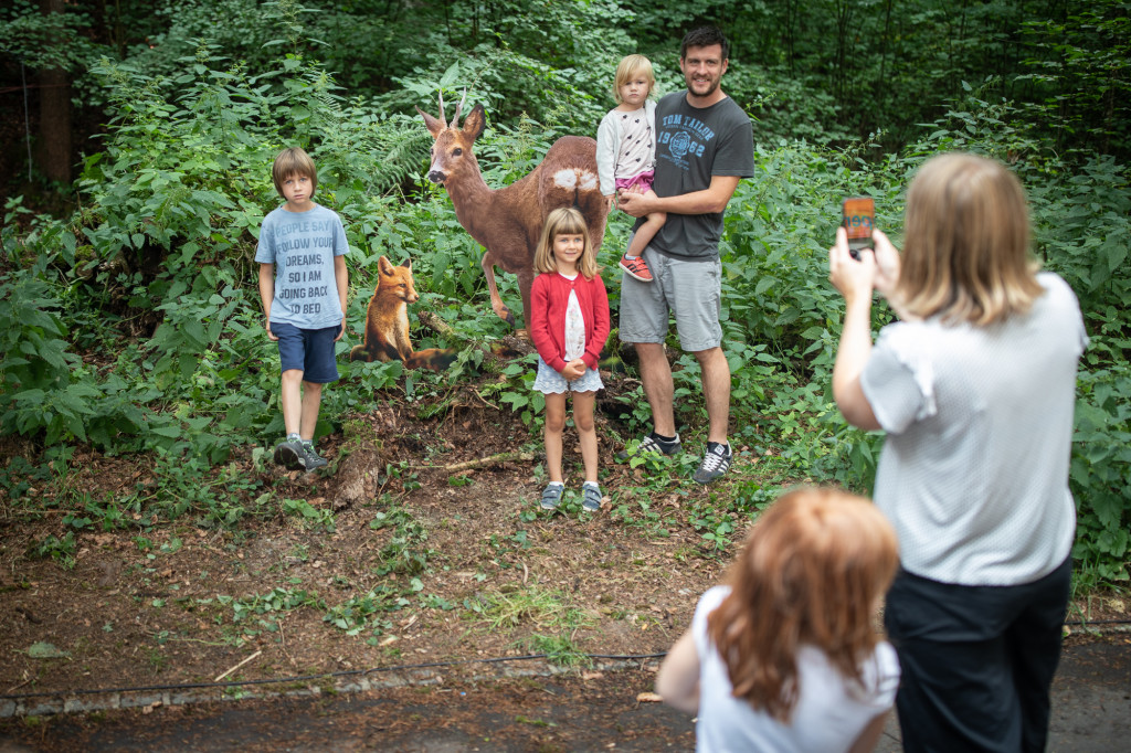 ... selfies et photos de groupe avec l'Installation photo à Festiwald 2019 par stemutz