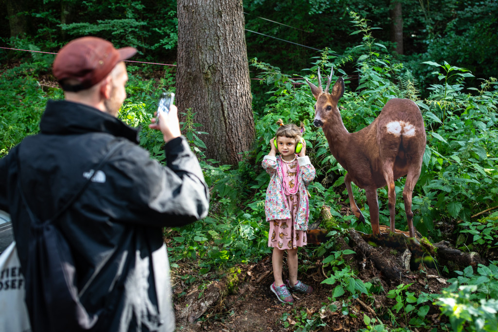 ... selfies et photos de groupe avec l'Installation photo à Festiwald 2019 par stemutz