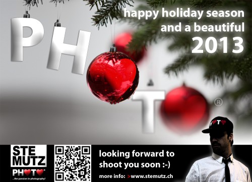 Happy Holiday Season and a beautiful Year 2013 !