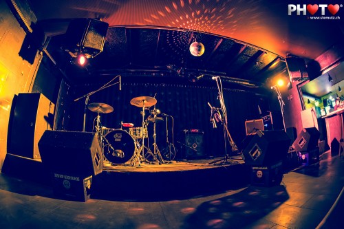 The Stage is ready to be rocked @ Bad Bonn, Düdingen, Switzerland