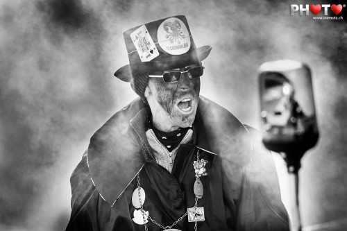 In the smoke ... Carnaval des Bolzes 2013, Fribourg, Suisse, 10.02.2013