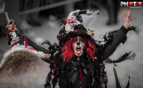 Screaming Witch ... Carnaval des Bolzes 2013, Fribourg, Suisse, 10.02.2013