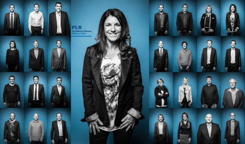 PLR Villars-sur-Glâne Campagne 2016 Shoot @ Chambre Noire, blueFactory, Fribourg
