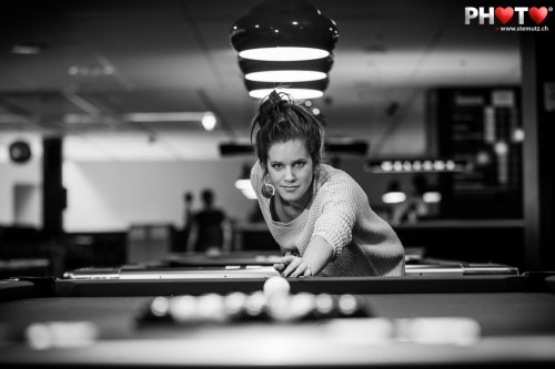 ... and pool billard is for girls too! Fribowling Shoot, 06.03.2013
