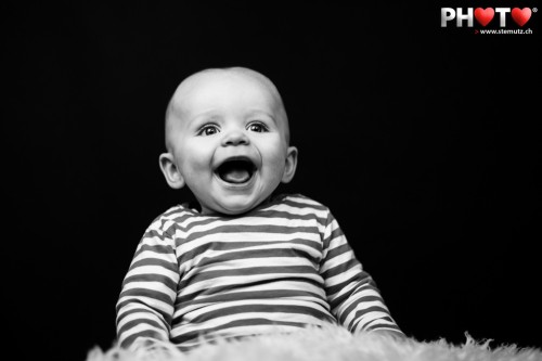 Black'n'White Baby Expression ... Noah @ Wednesday's Photo Sessions