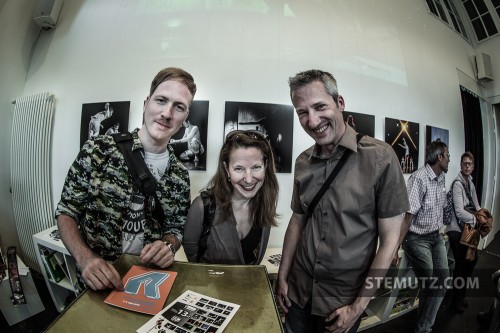 Karine, Stephan & myself ... Vernissage Expo Photo "13x2" @ Ancienne Gare