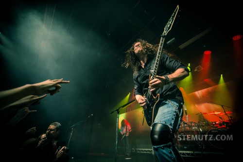 Chris Broderick shredding ... Megadeth (US) @ Fri-Son, Fribourg, Switzerland