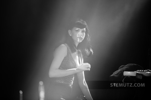 Zombierella at the end of the show ... Messer Chups (RU) @ Ebullition, Bulle