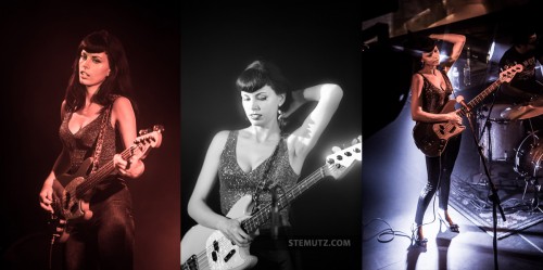 Bass Player Svetlana aka Zombierella ... Messer Chups (RU) @ Ebullition, Bulle