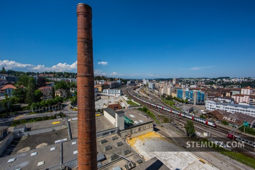 The Cardinal's big pipe ... City View from ex-Cardinal Tower @ blueFactory