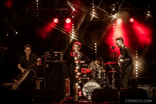 Stars on stage ... The Hillbilly Moon Explosion @ Jazz Parade, Fribourg, Switzerland