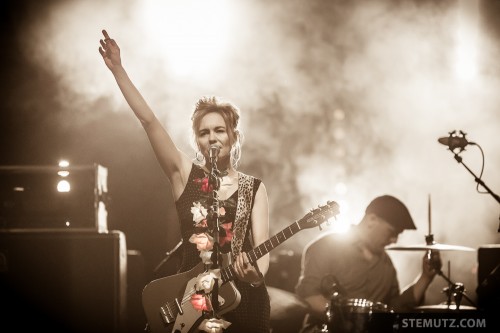 Emanuela Hutter ... The Hillbilly Moon Explosion @ Jazz Parade, Fribourg, Suisse, 04.07.2013