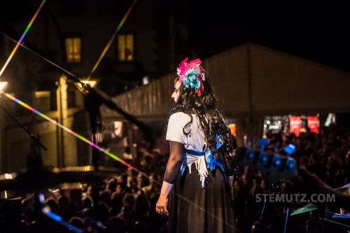 Stage View ... Nina Hagen (D) @ Jazz Parade, Fribourg, Suisse, 12.07.2013