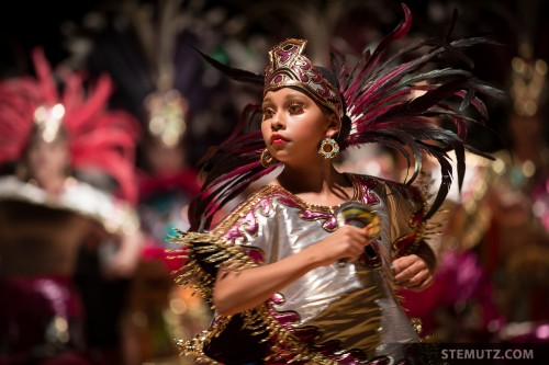 Cute Aztec Girl of Nahui-Ollin, Mexico ... RFI 2013 - Opening Show 13.08.2013