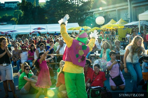 Colombian Clown ... RFI 2013: Village des Nations, St-Léonard, Fribourg, 15.08.2013