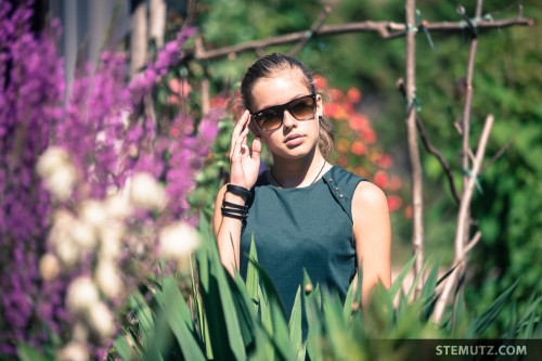 Summertime Sadness in the Garden - Niece Nadja, August 2013