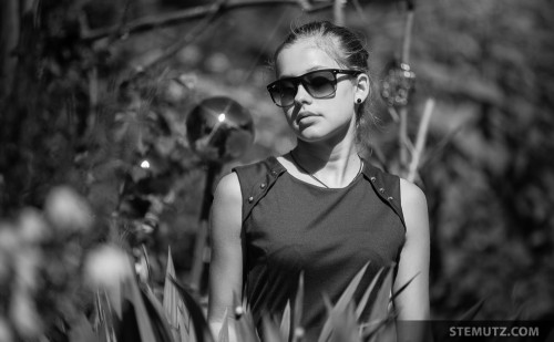 Summertime Sadness in the Garden - Niece Nadja, August 2013