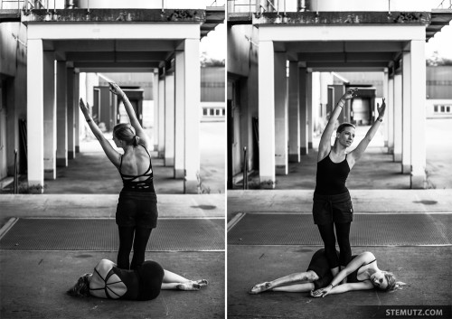 Studio Dance Shoot with Classical Dancers Nath and Claire, September 2013