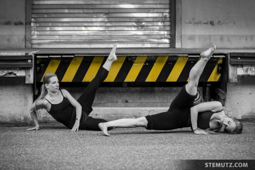 Studio Dance Shoot with Classical Dancers Nath and Claire, September 2013