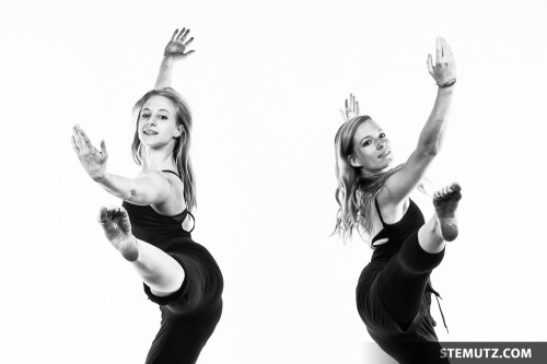 Studio Dance Shoot with Classical Dancers Nath and Claire, September 2013