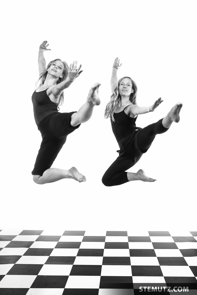 Studio Dance Shoot with Classical Dancers Nath and Claire, September 2013