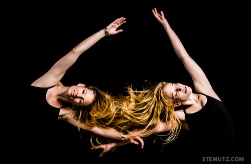 Studio Dance Shoot with Classical Dancers Nath and Claire, September 2013