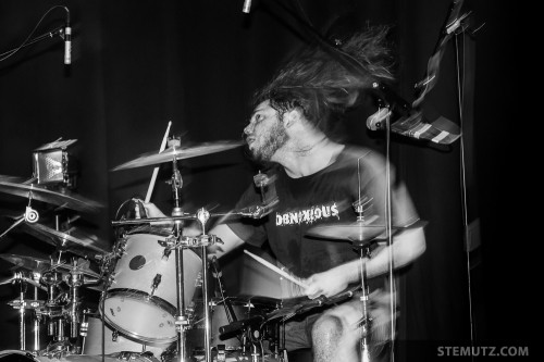 Warfuck Drummer blasting the Shit out @ Nouveau Monde, Switzerland, 21.09.2013