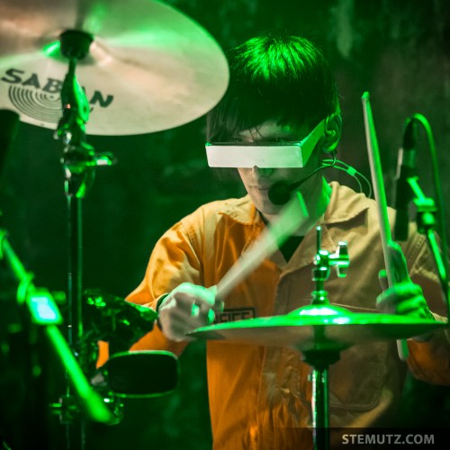 Yano Drummer Eyes ... Polysics (JP) @ Ebullition, Bulle, Switzerland, 28.09.2013