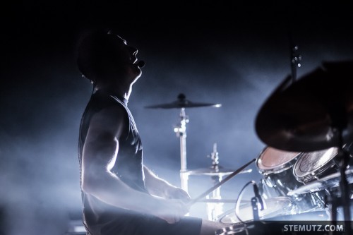 Drummer Martin in Action ... Mesmerised @ Fri-Son, Fribourg, Suisse, 11.10.2013