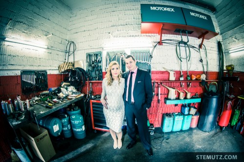 Italian Garage Wedding Portrait ... On Location Shoot, Di Stefano 15.11.2013