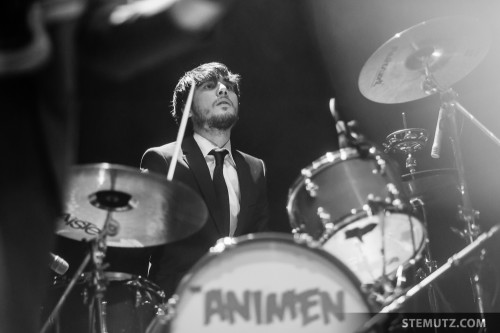 Drummer ... The ANIMEN @ Nouveau Monde, Fribourg, Switzerland, 15.11.2013