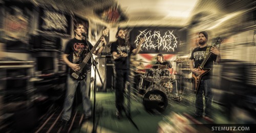 CD-Cover Photo Shoot of Death-Metal Band CALCINED, 18.12.2013