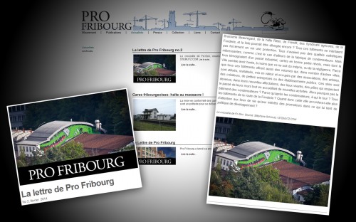 La lettre de Pro Fribourg 02-2014: Fri-Son est menacé ...
