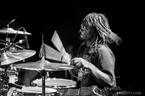 Drummer Thomas Pridgen with Itch (UK) @ Ebullition, Switzerland, 08.02.2013