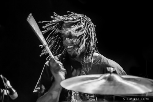 Drummer Thomas Pridgen with Itch (UK) @ Ebullition, Switzerland, 08.02.2013