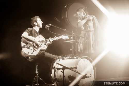 Nice Rock Couple ... Catfish (FR) @ Nouveau Monde, Fribourg, Suisse, 20.02.2014