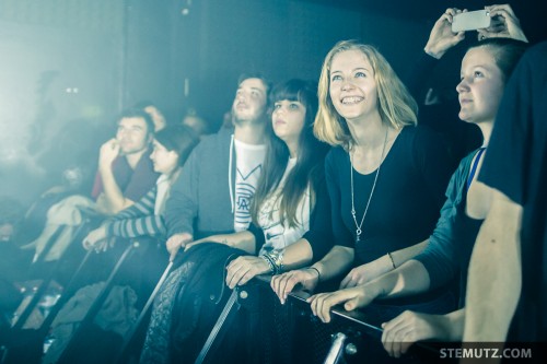 Happy Fans ... Moderat (DE) @ Fri-Son, Fribourg, Switzerland, 19.02.2014