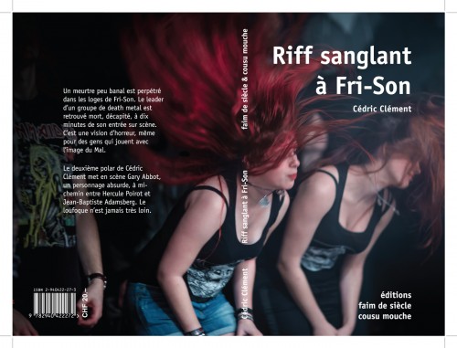 Publication d'image sur couverture de livre Riff sanglant à Fri-Son, par Cédric Clément