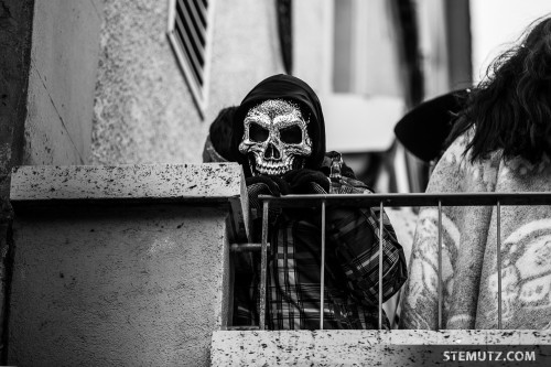 Death is watching ... Carnaval des Bolzes 2014, Fribourg, Suisse, 02.03.2014