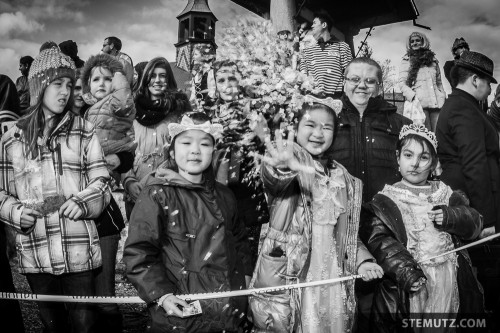 Confetti Shower ... Carnaval des Bolzes 2014, Fribourg, Suisse, 02.03.2014